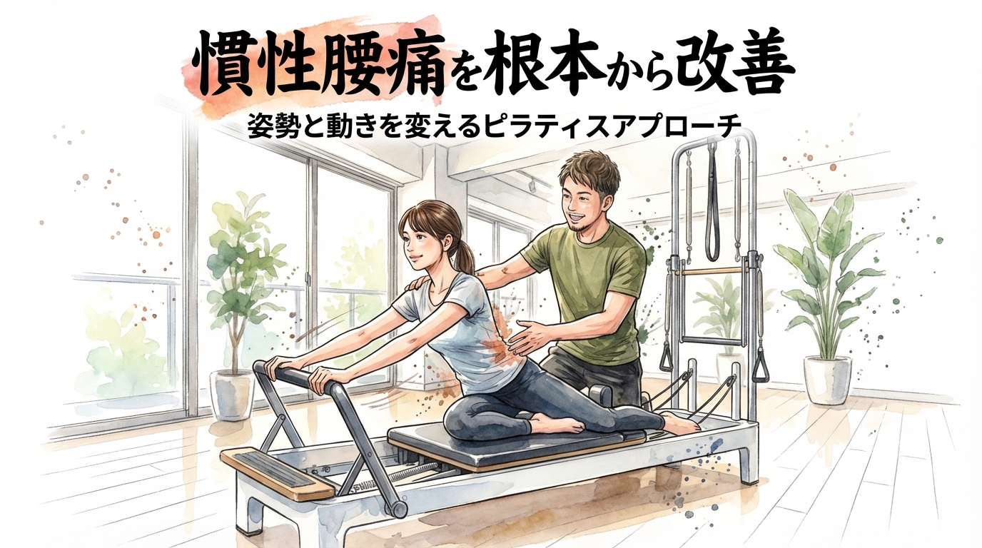 【腰痛予防にピラティス】