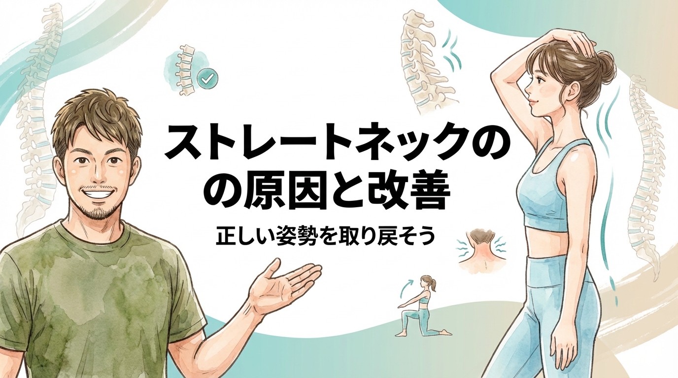 【肩凝りとストレートネック】