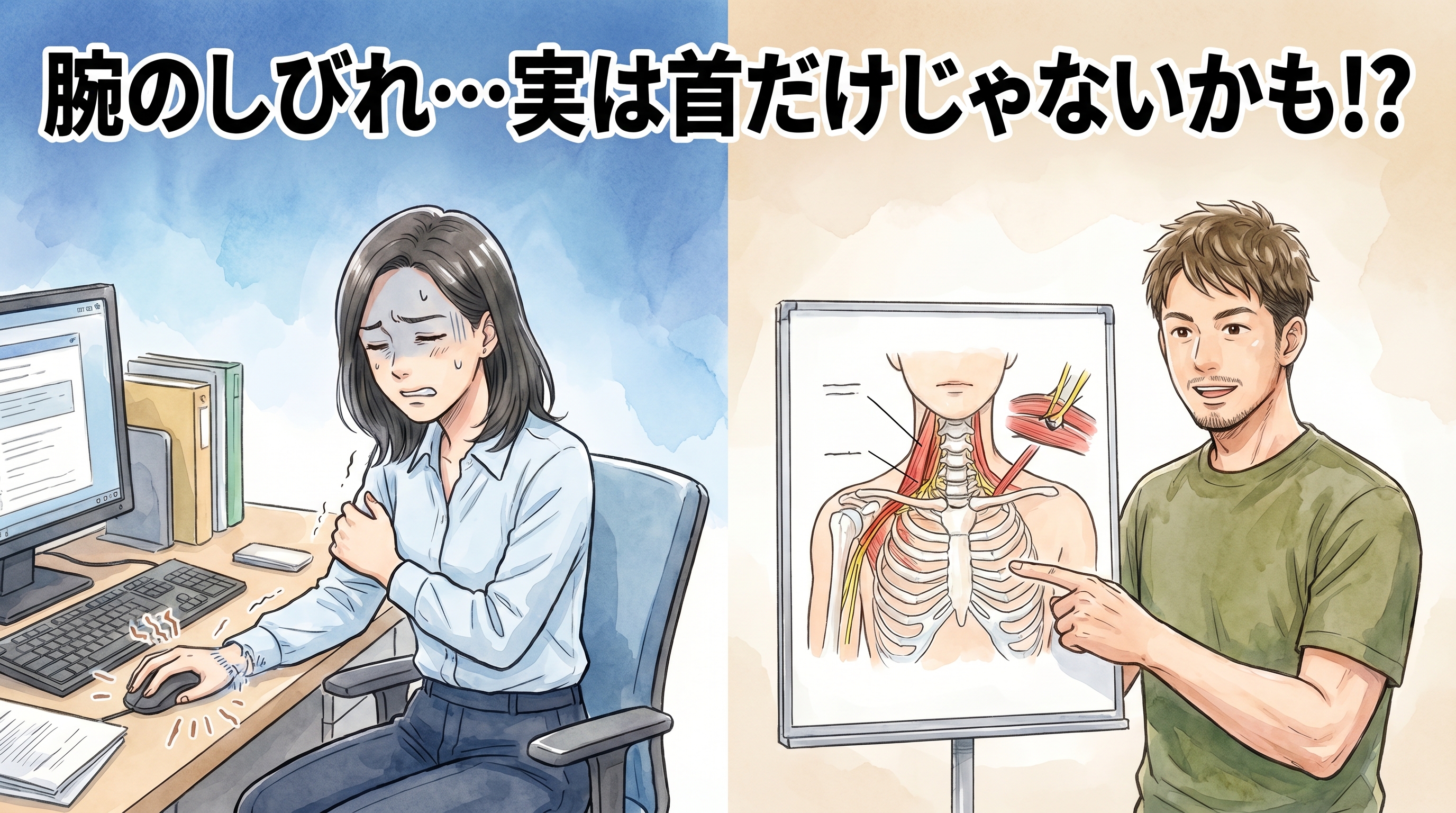 頭痛や腕の痺れ？